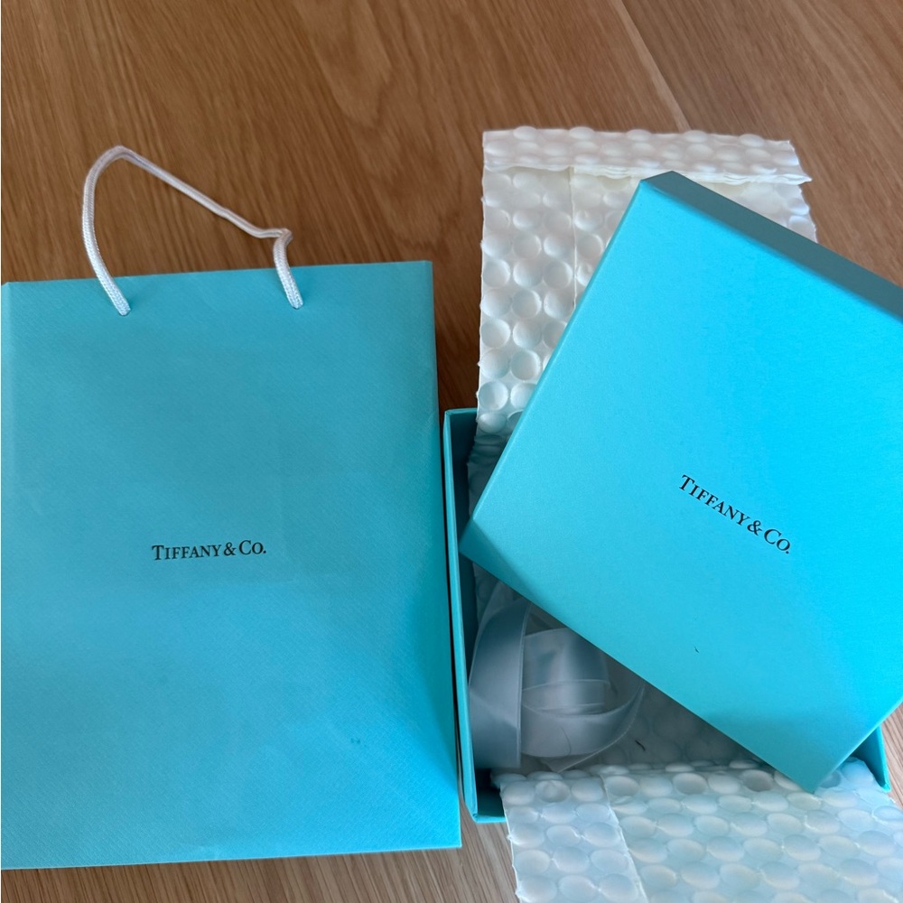 Tiffany & Co. Turquoise Box and Bag Set